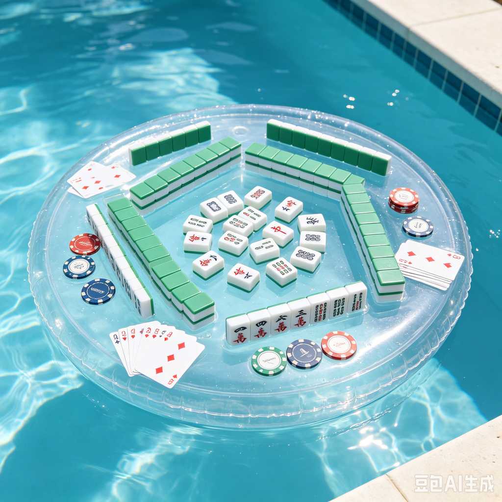 retro text mahjong tiles